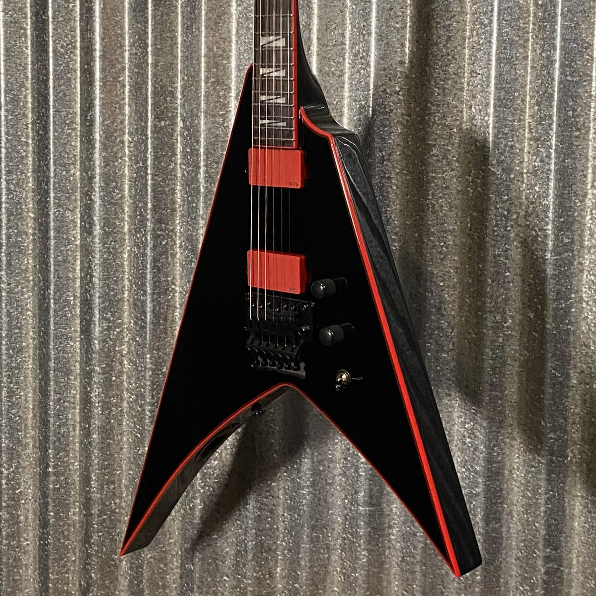 ESP LTD GH-SV Gary Holt V Black Guitar & Case #1022 Used