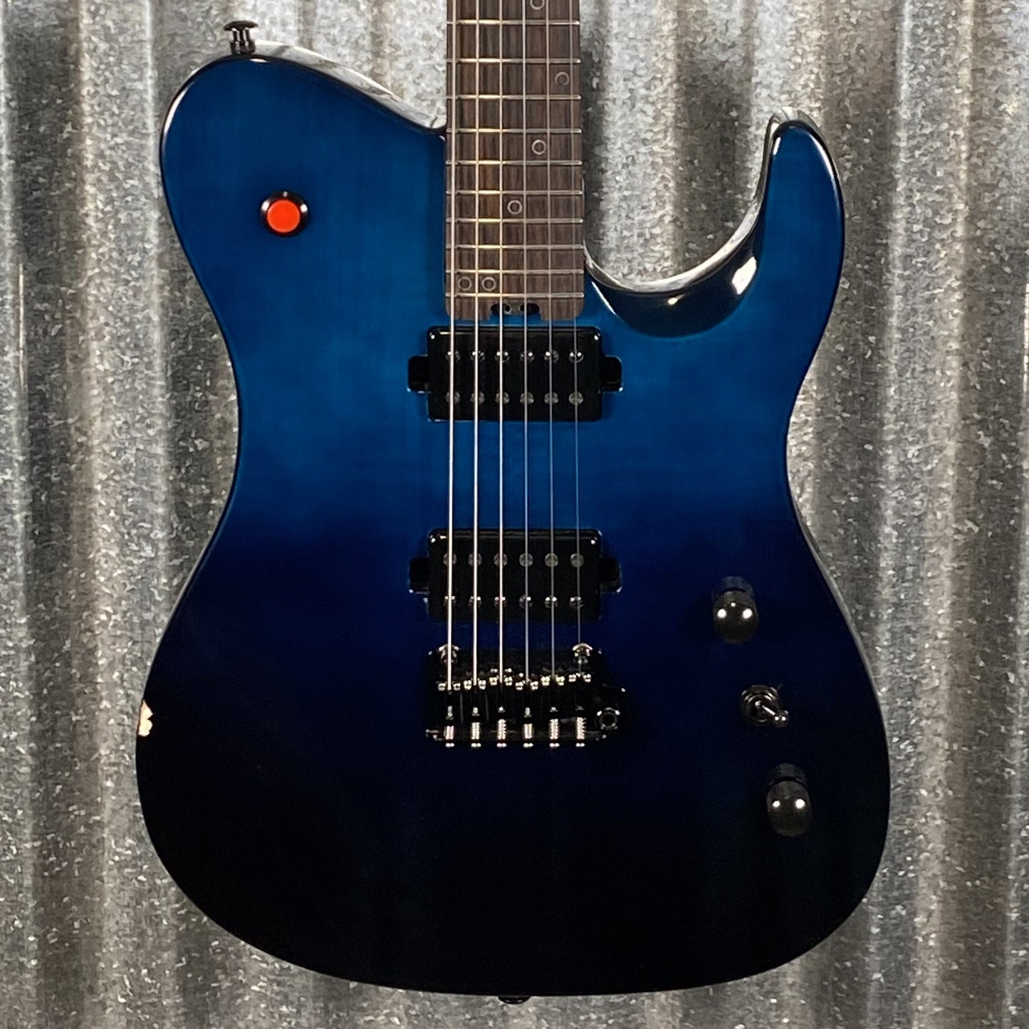 Westcreek Guitars Helyx T Style Dual Humbucker Ocean Vortex Guitar #0033