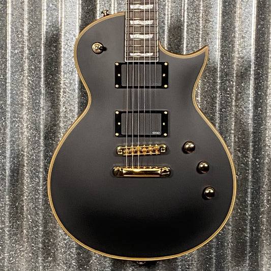 ESP LTD EC-1000 Vintage Black EMG Guitar EC1000VB #0269 Used