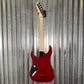 ESP LTD MH-200 Quilt Neck Thru See Thru Black Cherry Guitar MH200QMNTSTBC #2429 Used
