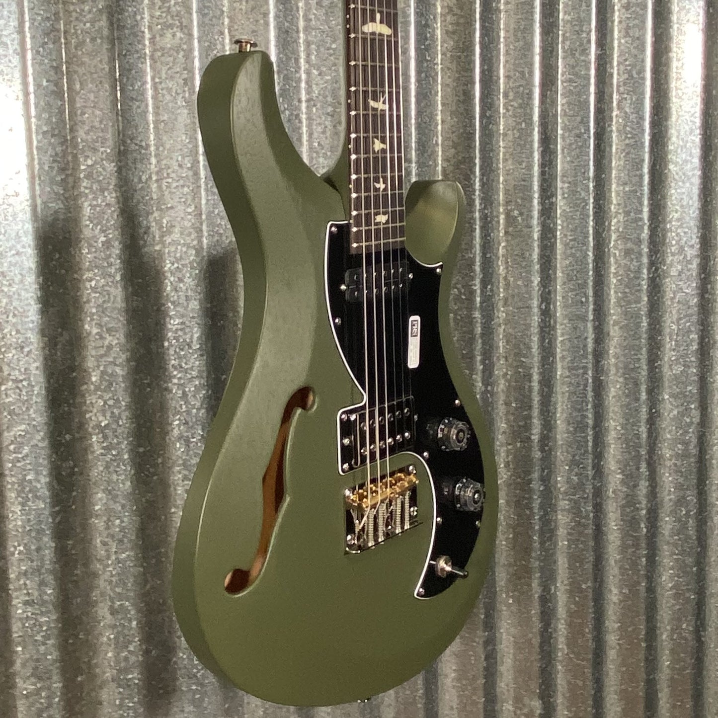 PRS Paul Reed Smith S2 Vela Matcha GreenSemi Hollow Guitar & Bag #5131