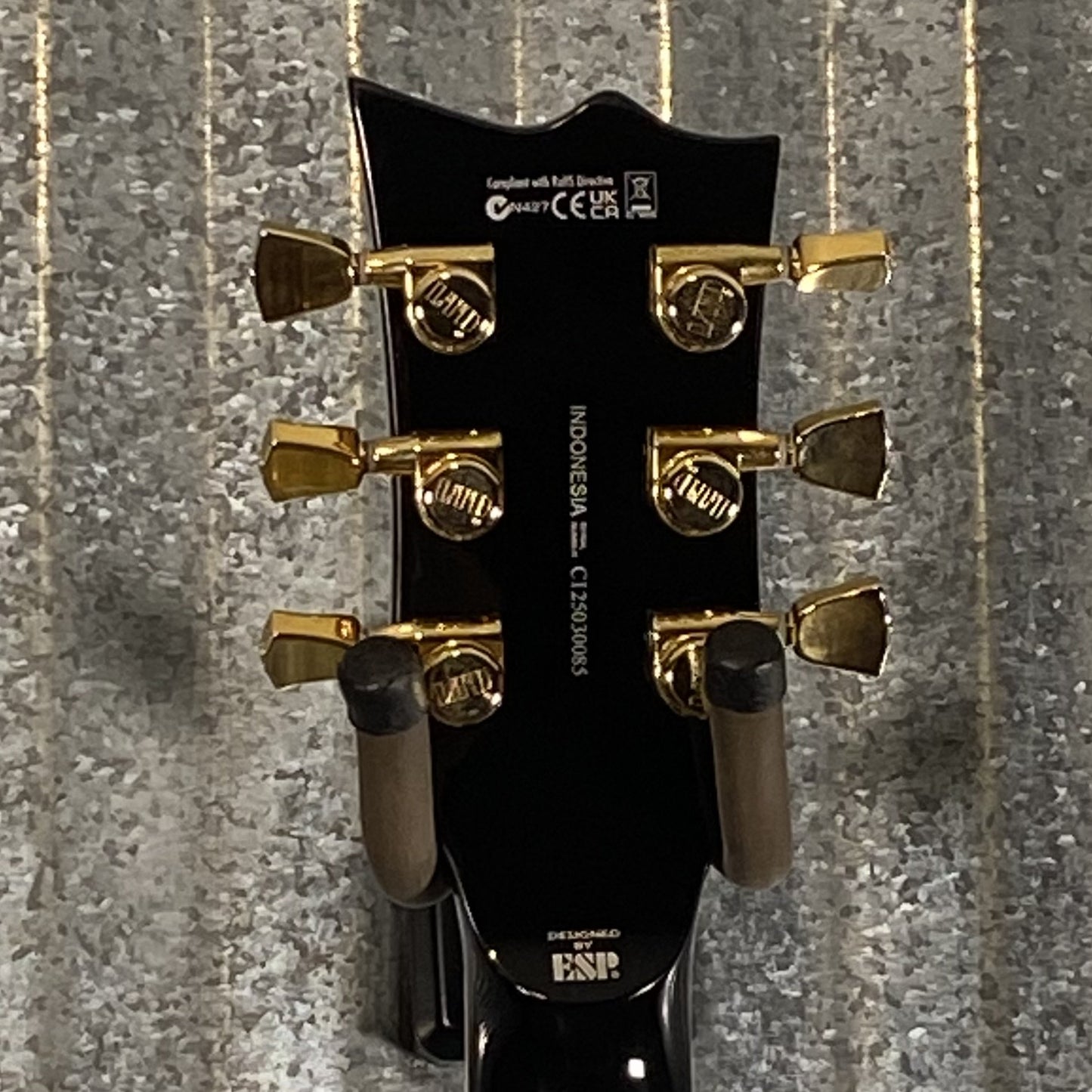 ESP LTD EC-1000 Fluence Black Guitar EC1000BLKF & Case #0085 Used