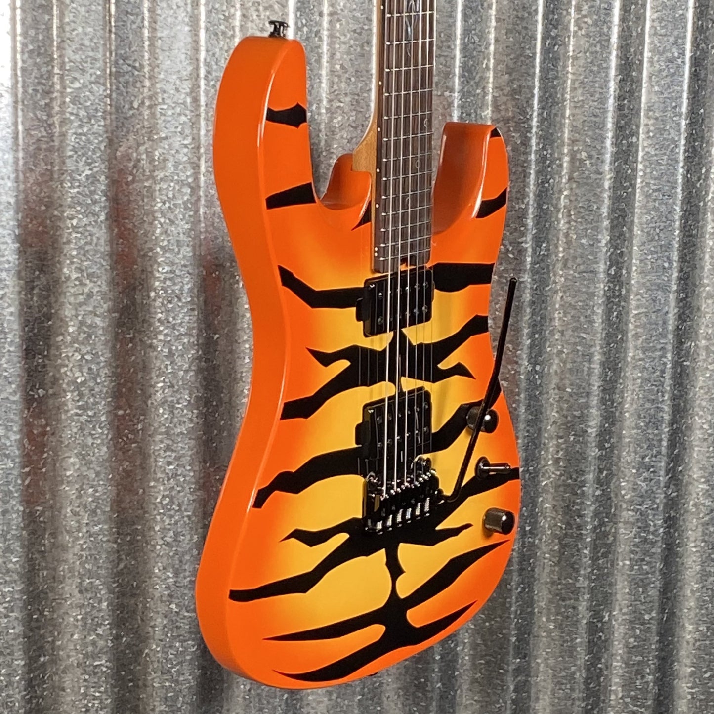 Westcreek Guitars Aetheris Superstrat Yellow Tiger Guitar #0011 Used