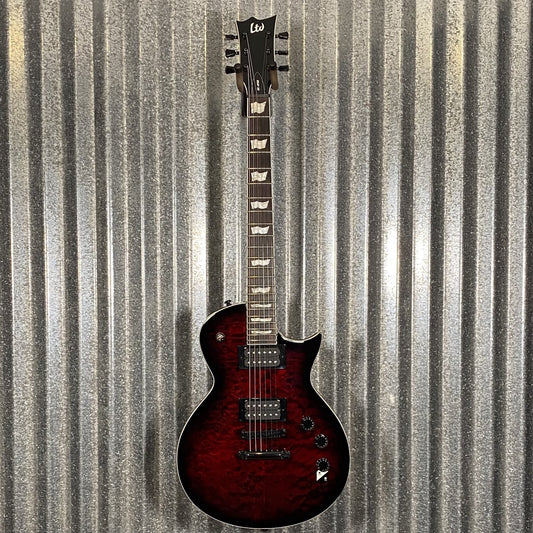 ESP LTD EC-256 Black Cherry Sunburst Guitar EC256QMSTBC #2371 Used
