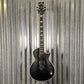 ESP LTD EC-1000 ET Evertune Bold Binding Black Guitar & Case #0622 Used