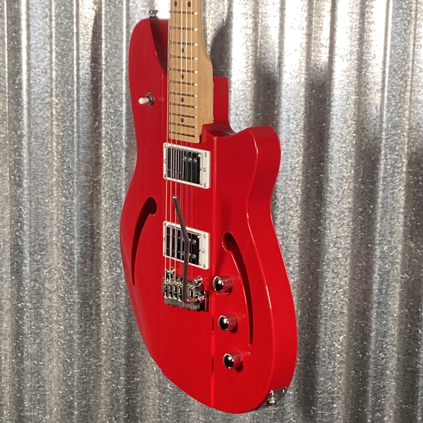 Reverend Kingbolt F Sonic Metallic Cherry Railhammer Guitar #70228