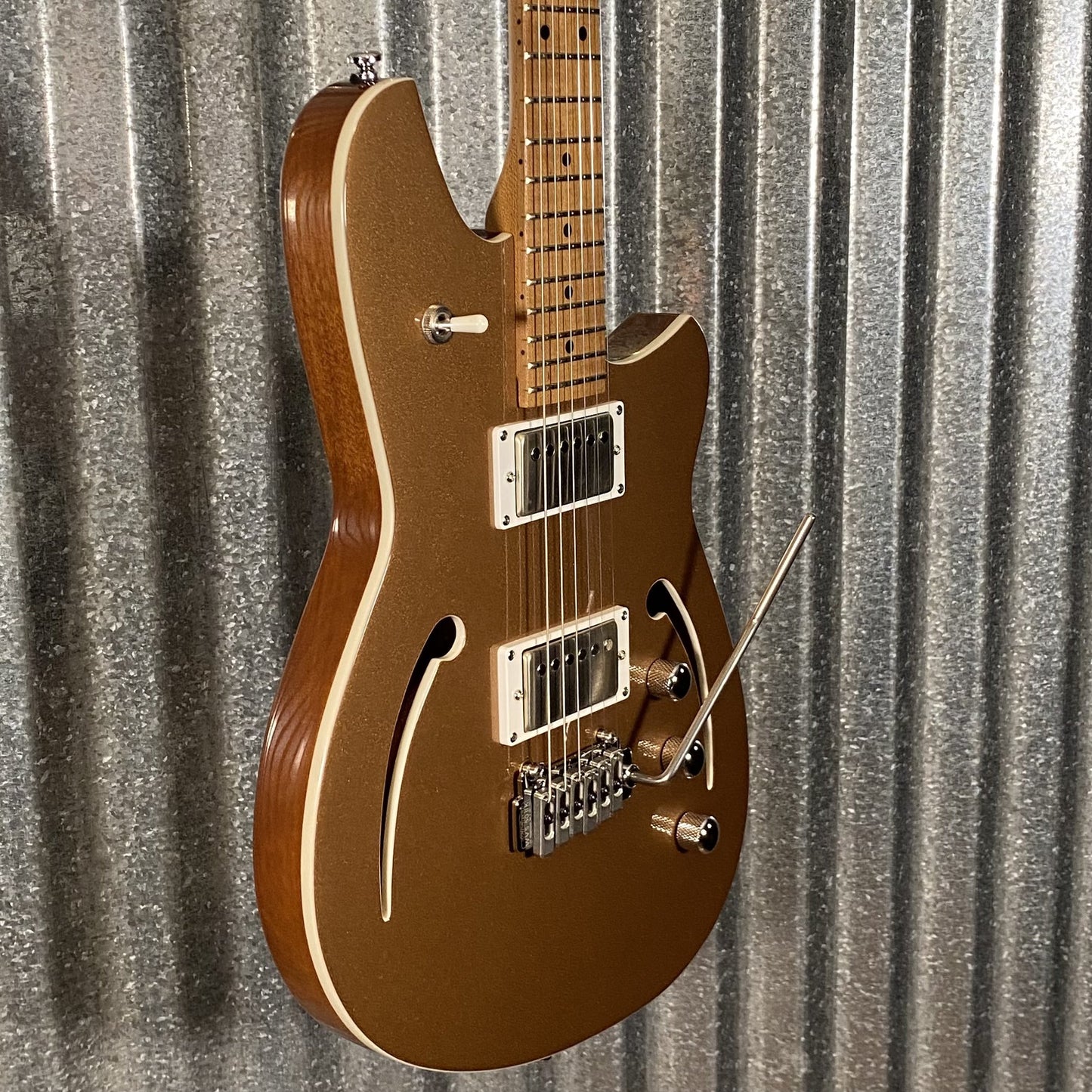 Reverend Kingbolt Air HH Metallic Bronze Semi Hollow Guitar #70965