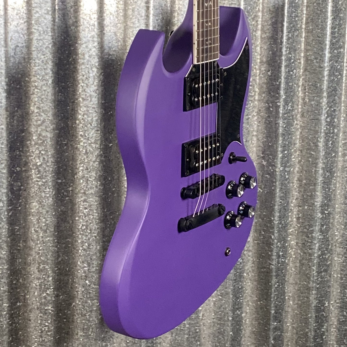 Westcreek Guitars Racer SG Offset Style Purple Matte Guitar #0068 Used