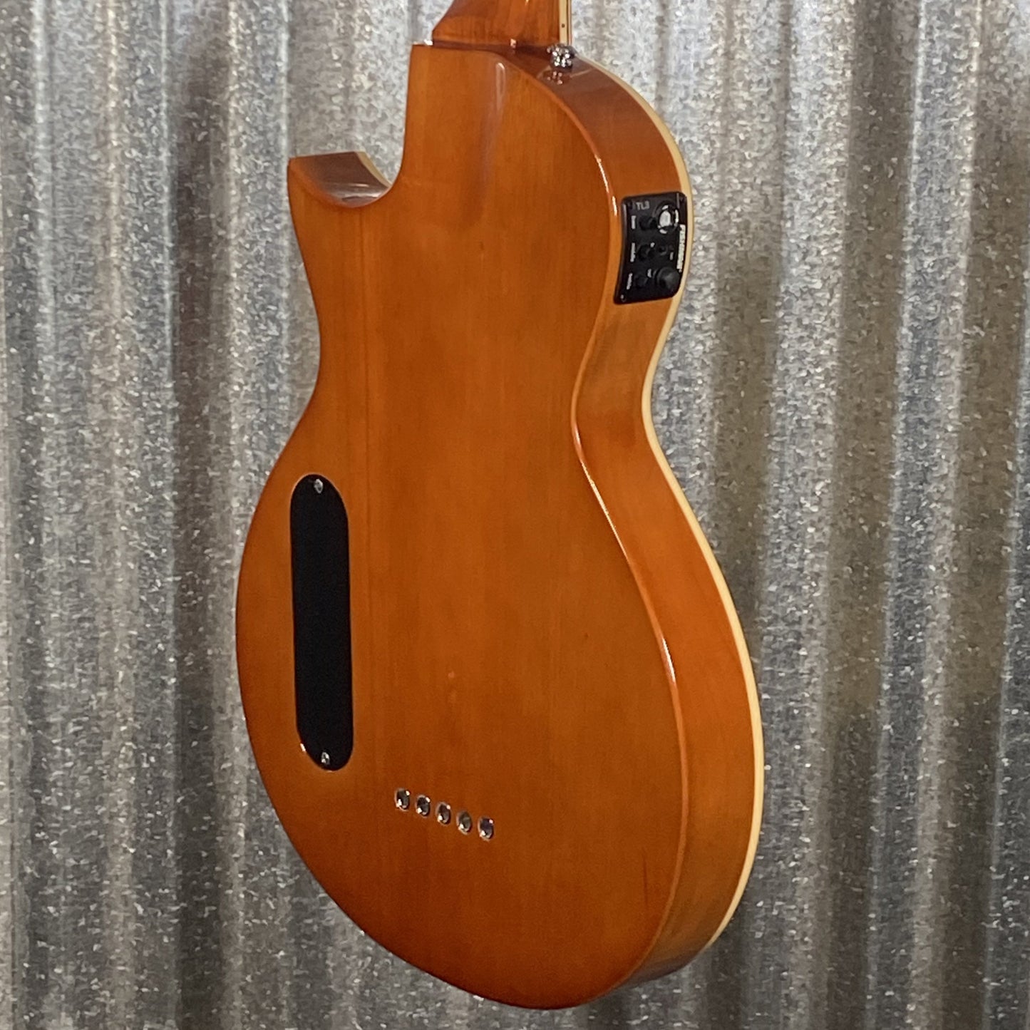 ESP LTD TL-5 5 String Acoustic Electric Thinline Bass Natural TL5NAT #0400 Used