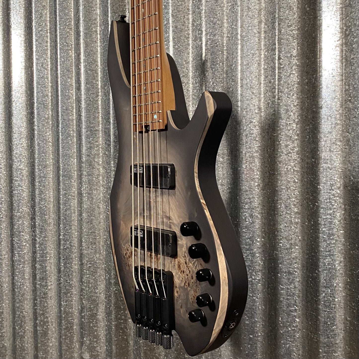 Cort Artisan Series Space Headless 5 String Bass Star Dust Black SPACE5SDB & Bag #8576
