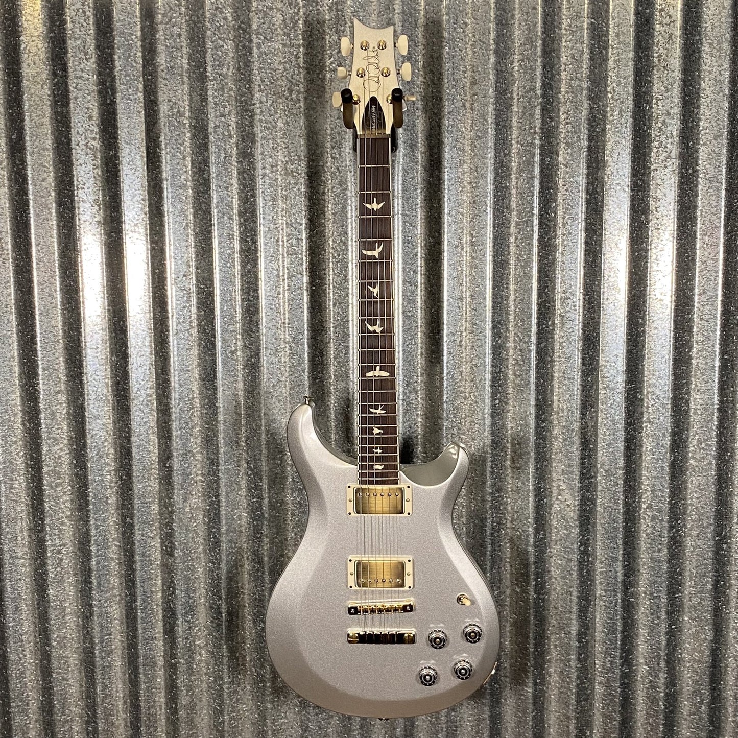 PRS Paul Reed Smith USA S2 MCCarty 594 Thinline Platinum Metallic Guitar & Bag #7220