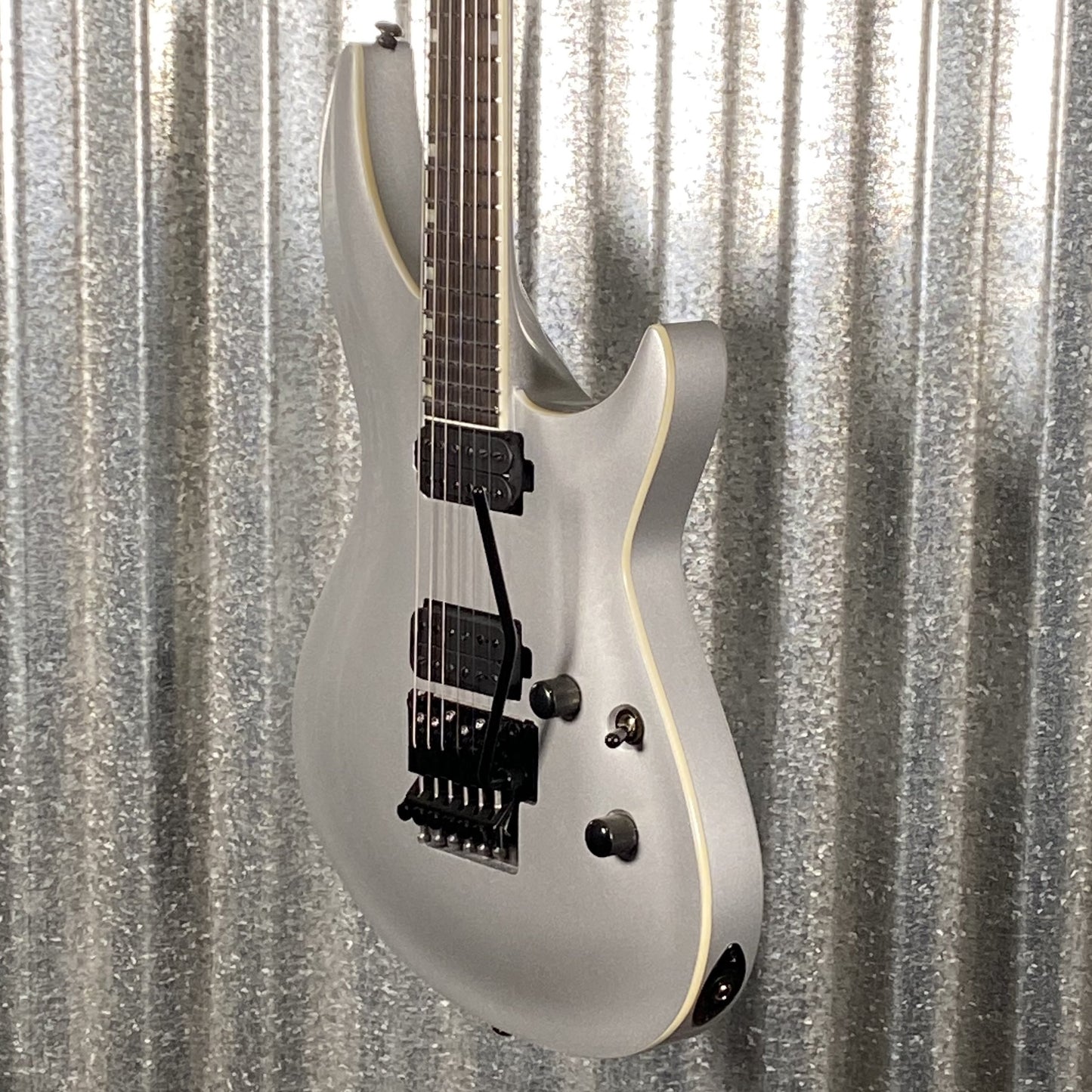 ESP LTD H3-1000 Floyd Rose Metallic Silver Guitar H31000FRMS #2192 Used