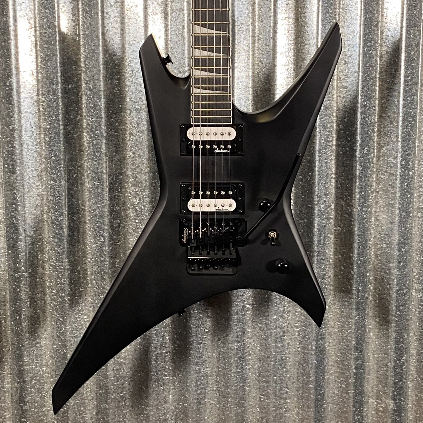 Jackson JS Series Warrior JS32 Black Satin Guitar #1021 Used