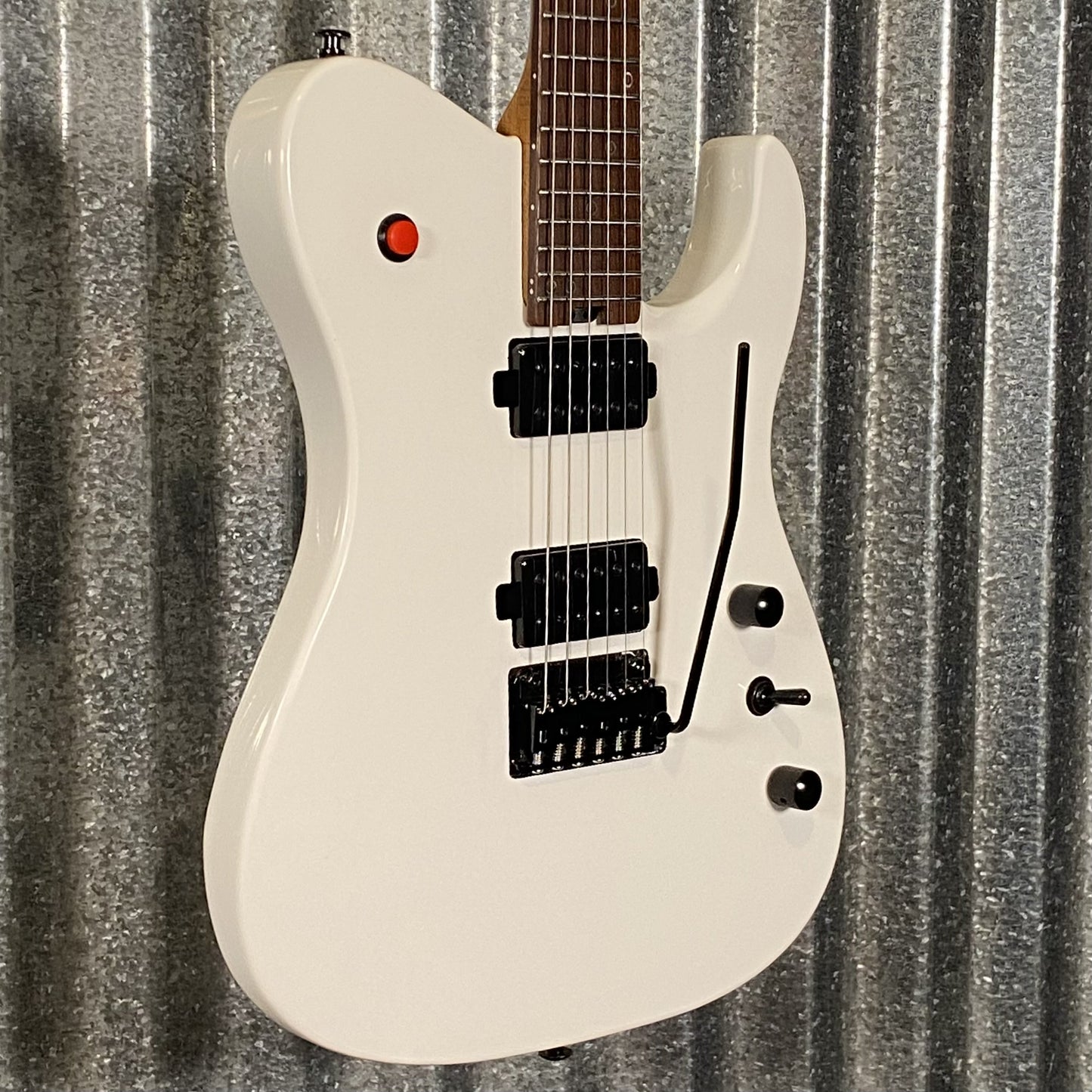 Westcreek Guitars Helyx T Style Dual Humbucker White Guitar #0164 Used