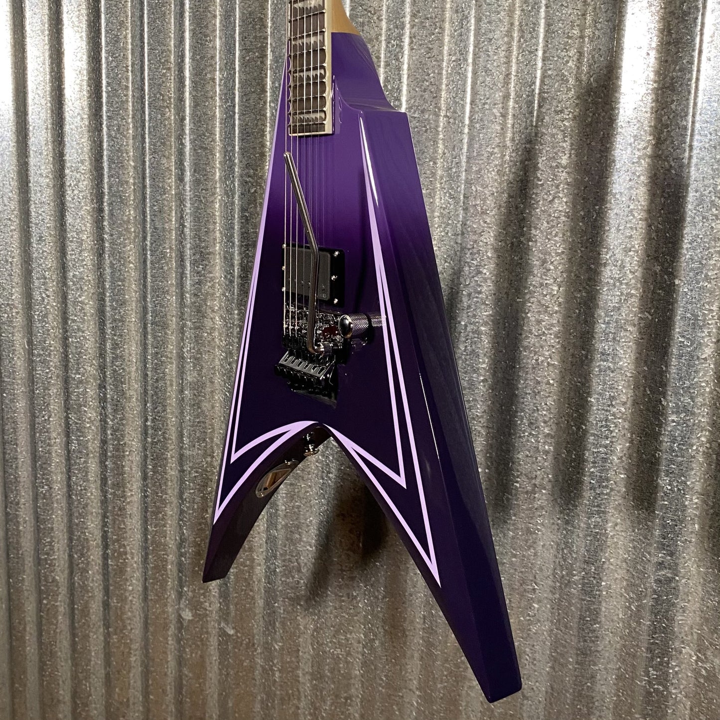 ESP LTD Alexi Laiho Hexed Sawtooth Arrow Purple Fade Guitar & Case LALEXIHEXED #1063 Used