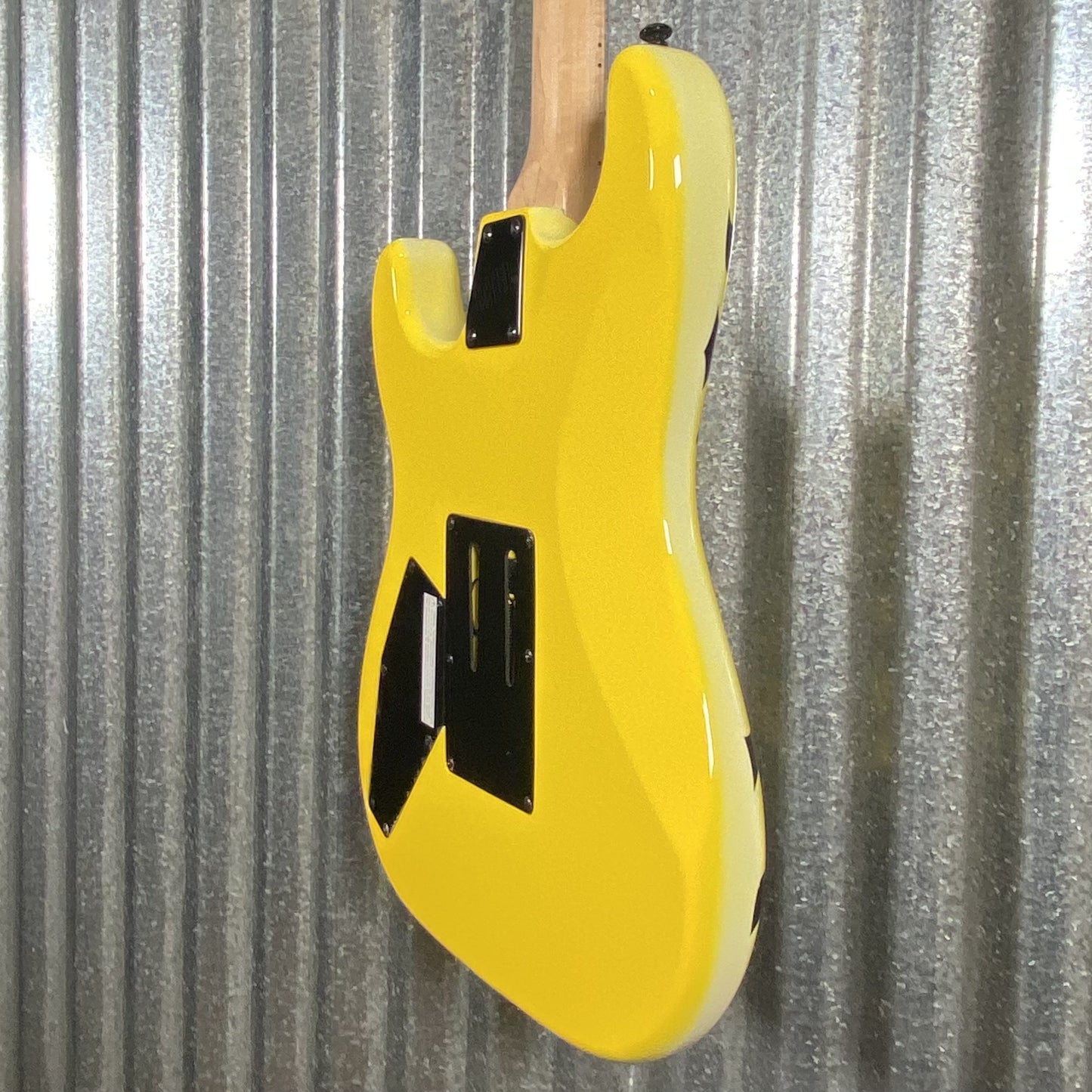 ESP LTD GL-200MT George Lynch Yellow Tiger Stripe Graphic Guitar LGL200MT #0131 Used