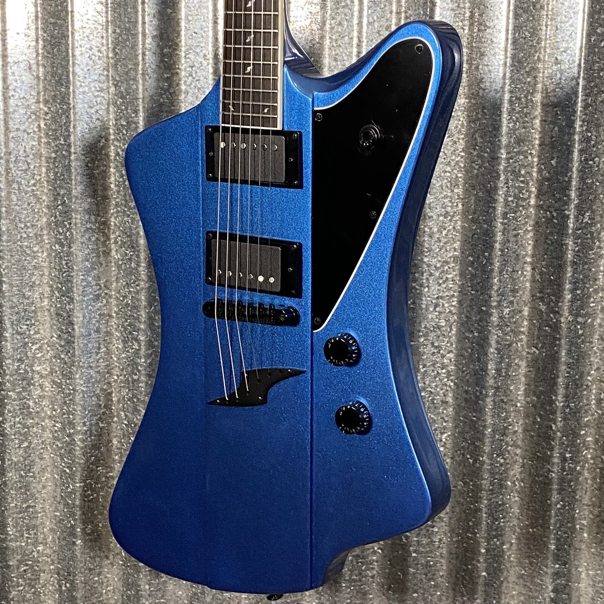 Westcreek Guitars Mirage T Bird Style Dual Humbucker Guitar Blue #0010 Used