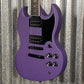Westcreek Guitars Racer SG Offset Style Purple Matte Guitar #0053 Used