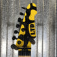 ESP LTD GL-200MT George Lynch Yellow Tiger Stripe Graphic Guitar LGL200MT #0131 Used