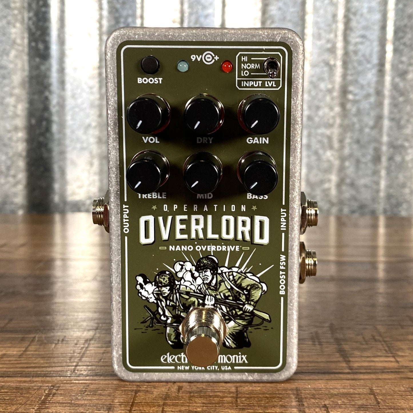 Electro-Harmonix EHX Nano Operation Overlord Overdrive Guitar Effect Pedal Demo