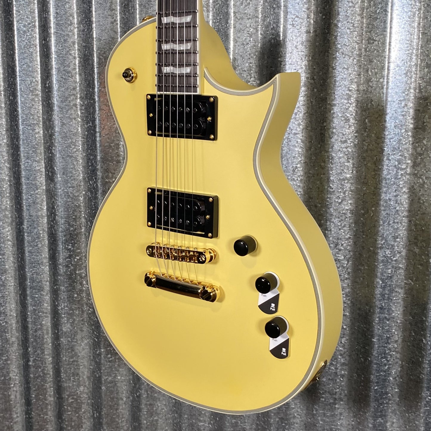ESP LTD EC-1000TCMT Vintage Gold Satin Guitar #2978 Used