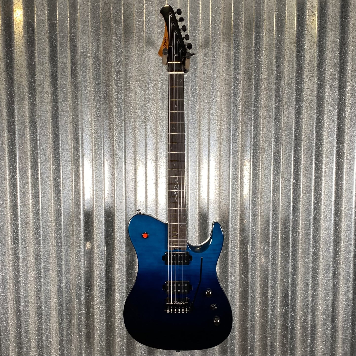 Westcreek Guitars Helyx T Style Dual Humbucker Ocean Vortex Guitar #0072 Used