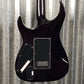 ESP LTD MH-1000 Evertune Flame Charcoal Burst Guitar MH1000ETFMCHB #2758 Used