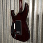 ESP LTD MH-1000 Evertune Flame Dark Brown Sunburst Guitar & Case #0341 Used