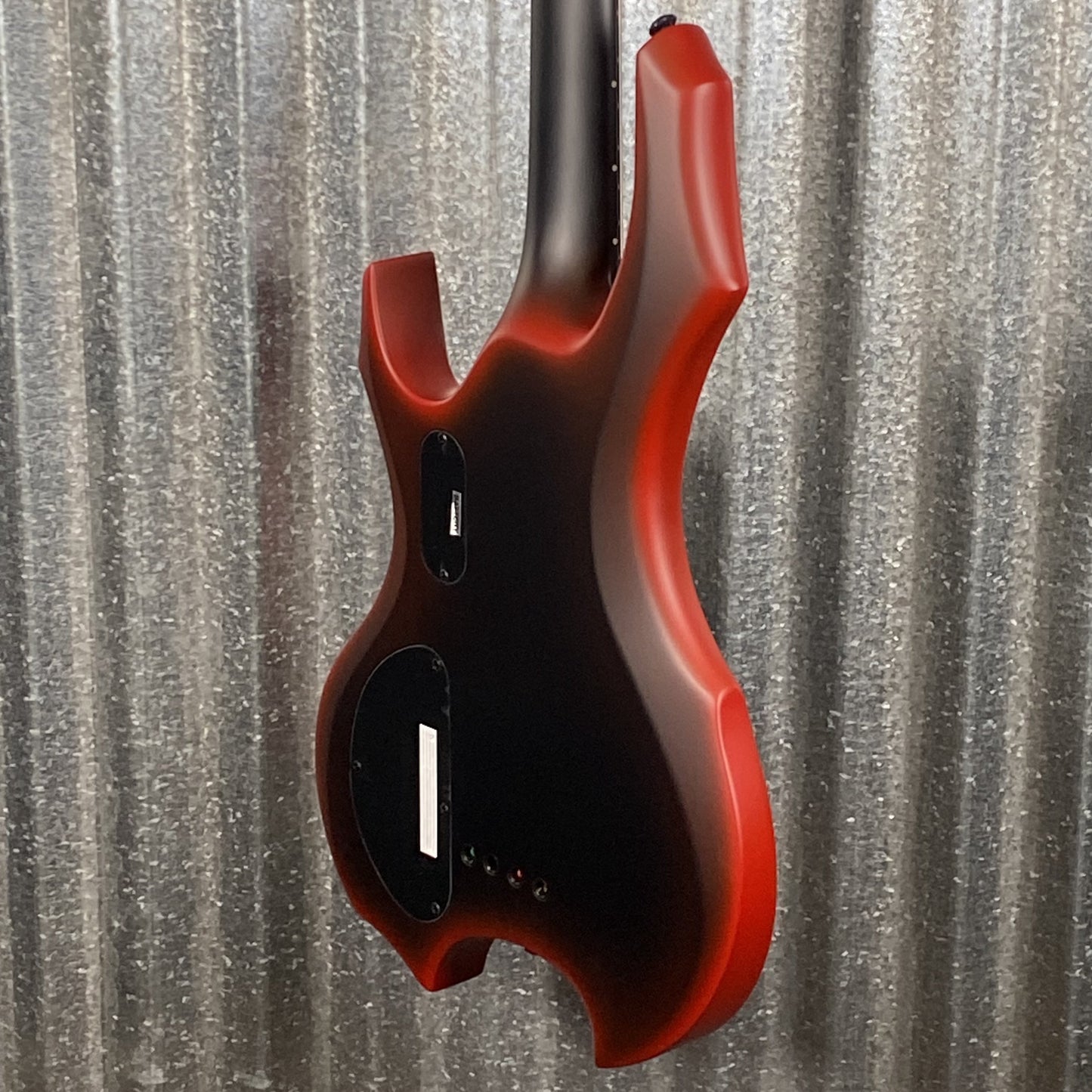 ESP LTD Fred Leclercq FL-4 Black Red Burst Satin 4 String Bass & Case FL4BLKREDBS #0302 Used