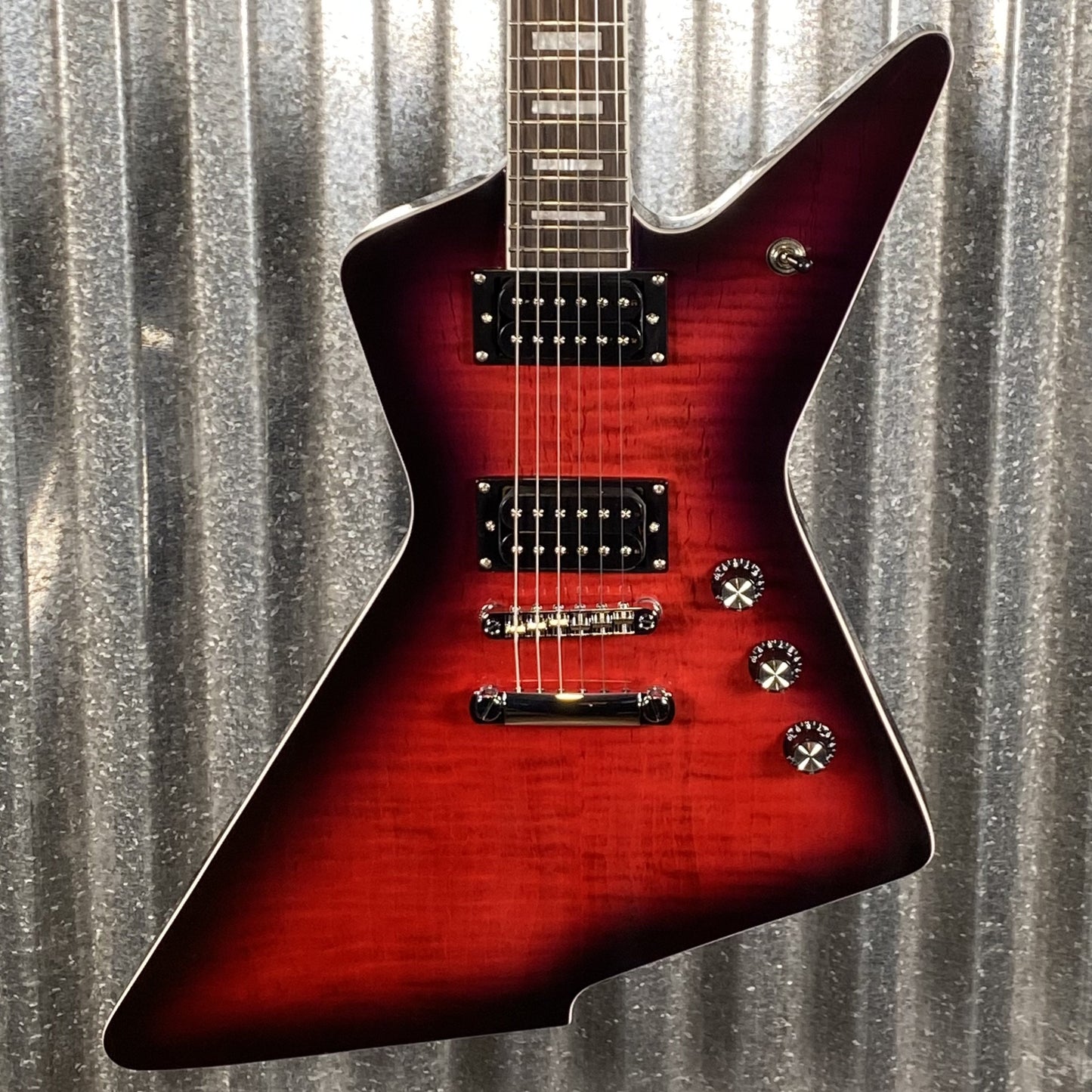Westcreek Guitars Revenge Explorer Style Transparent Red #0053 Used