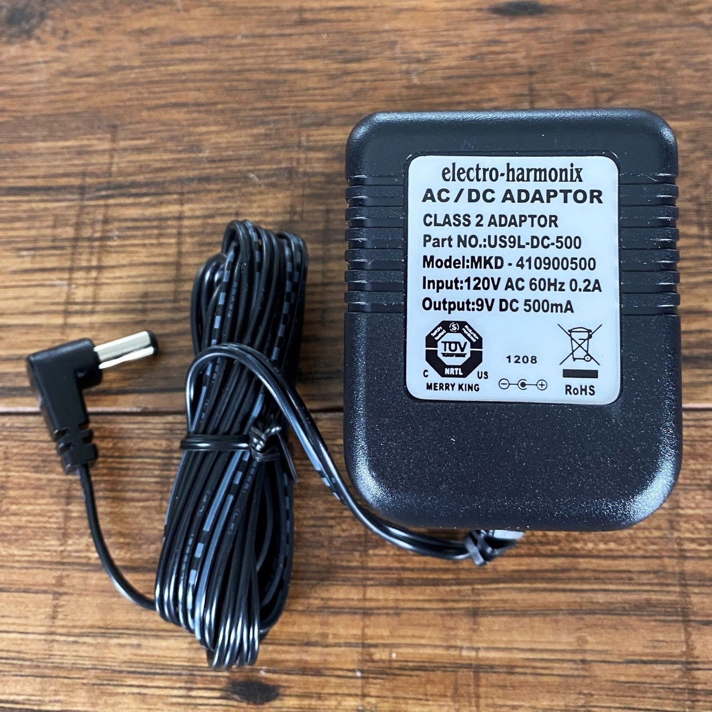 Electro-Harmonix EHX US9-L-DC-500A 9v 500mA Single Effect Pedal Power Supply