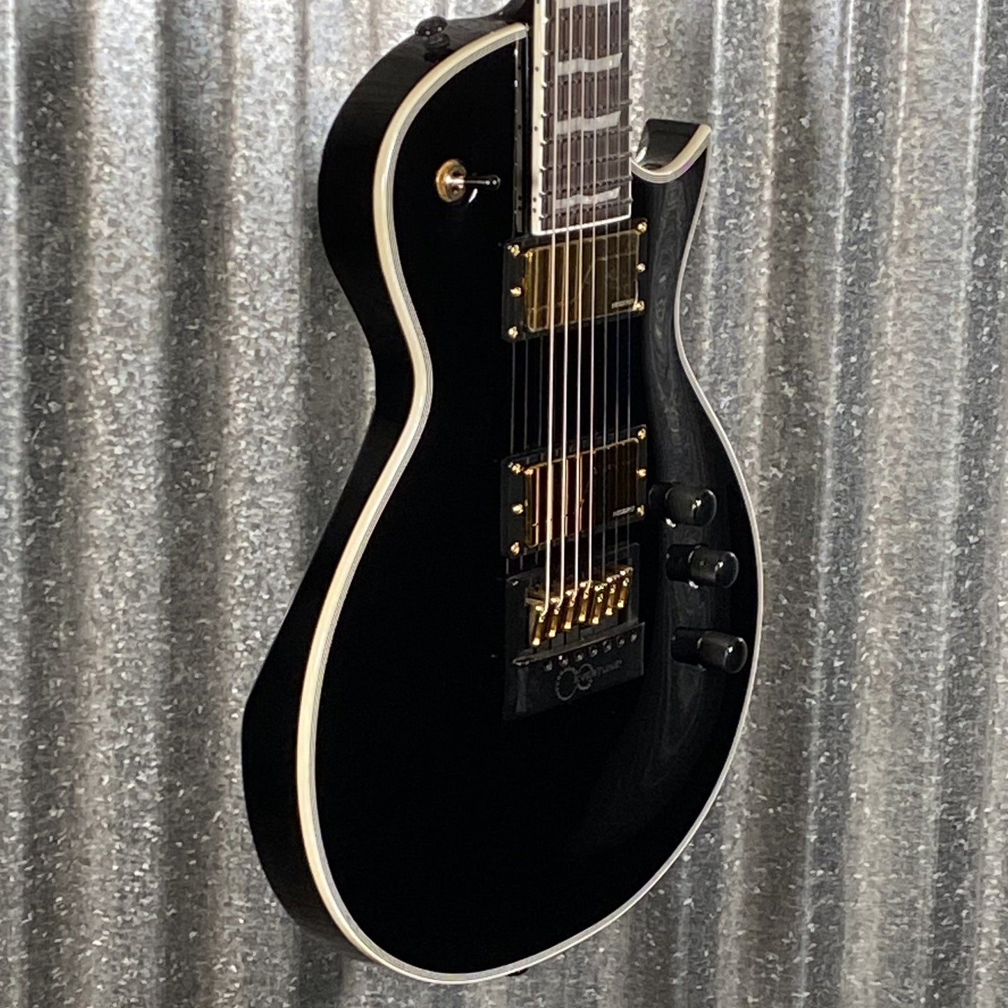 ESP LTD EC-1007B Evertune Baritone 7 String Black Guitar EC1007BETBLK #2054 Used