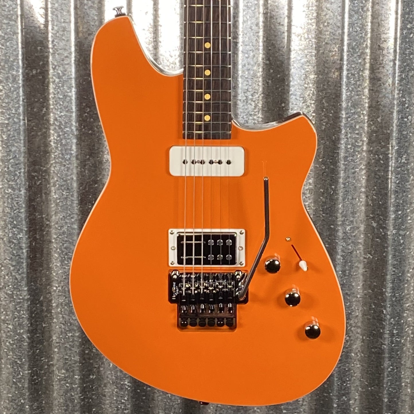 Reverend Kingbolt H90 Floyd Rose Baked Orange Railhammer Guitar #70166