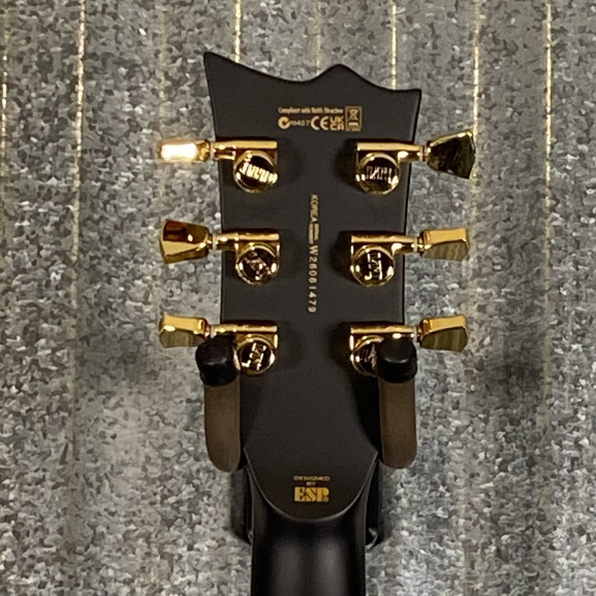 ESP LTD EC-1000 Vintage Black Guitar EC1000VBD #1479 Used