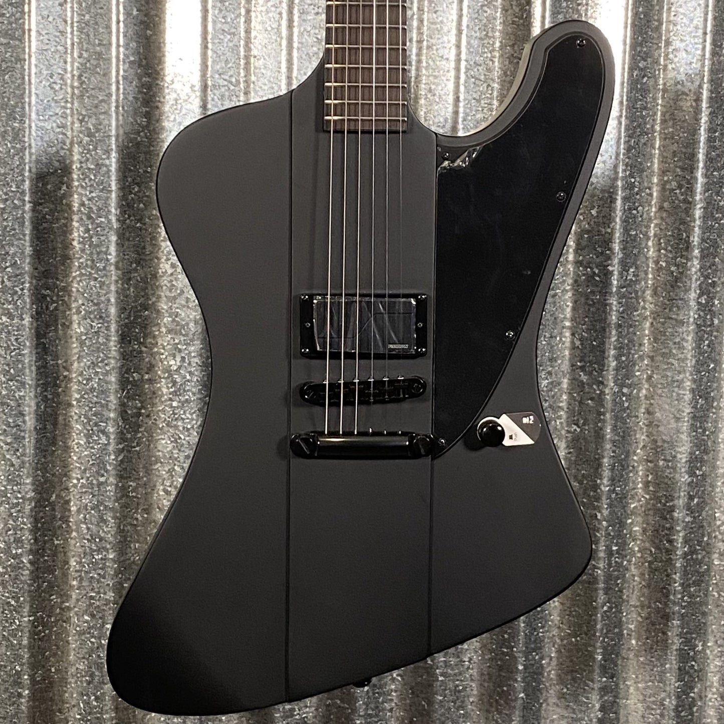 ESP LTD Phoenix Black Metal Guitar PHOENIXBKMBLKS #2436 USED