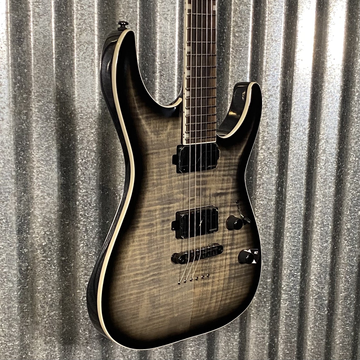 ESP LTD MH-1000NT Charcoal Burst Guitar Fluence #0549 Used