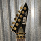 ESP LTD Alexi Laiho Arrowhead SE Black Yellow Pinstripe Guitar & Case USED #0904