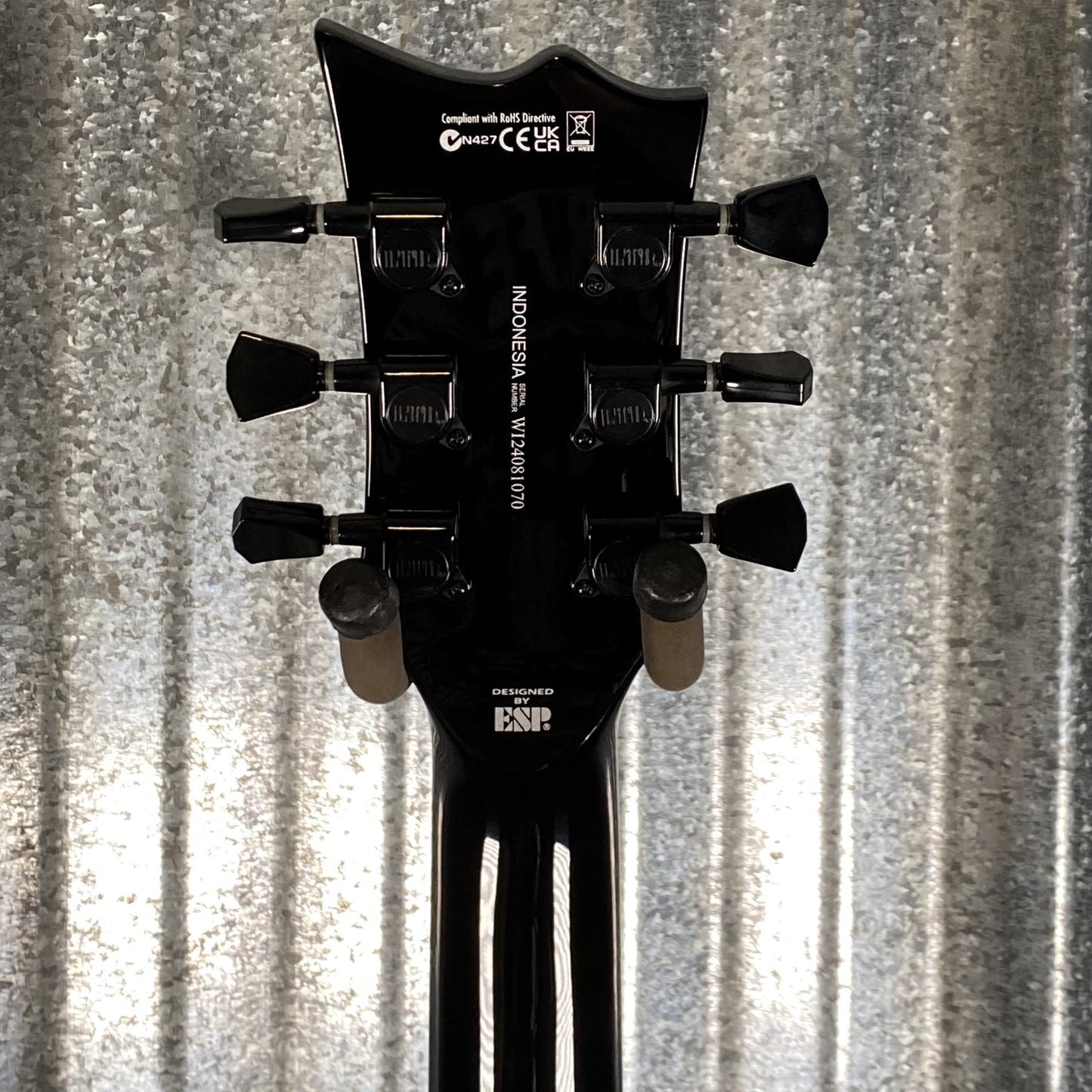 ESP LTD EC-256 Silver Sunburst Teardrop Guitar EC256SSB #1070 Used