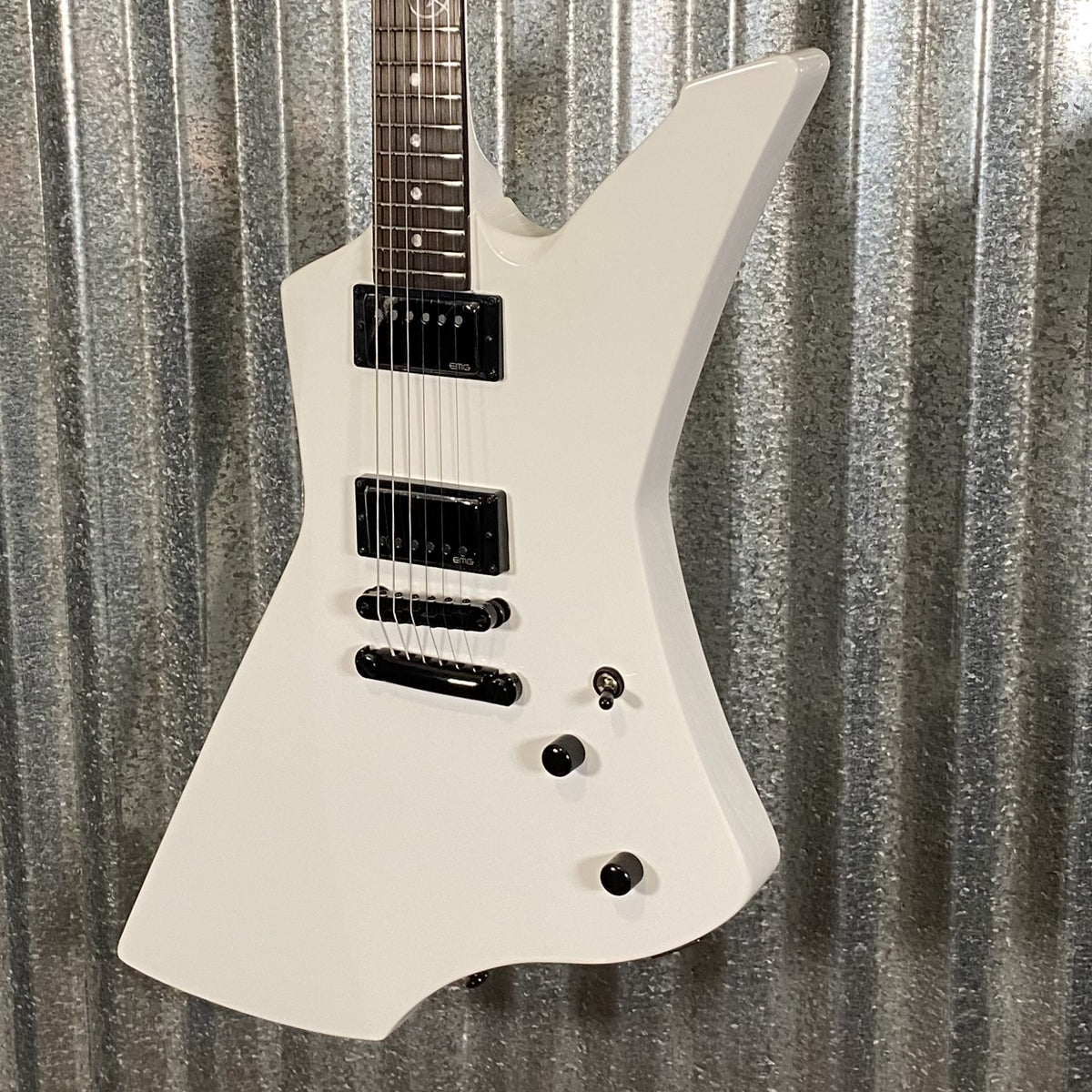 ESP LTD Snakebyte James Hetfield Snow White Guitar & Case SNAKEBYTESW #0130 Used