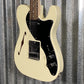 Fender Squier Telecaster Thinline Semi Hollow Olympic White Guitar #7392 Used