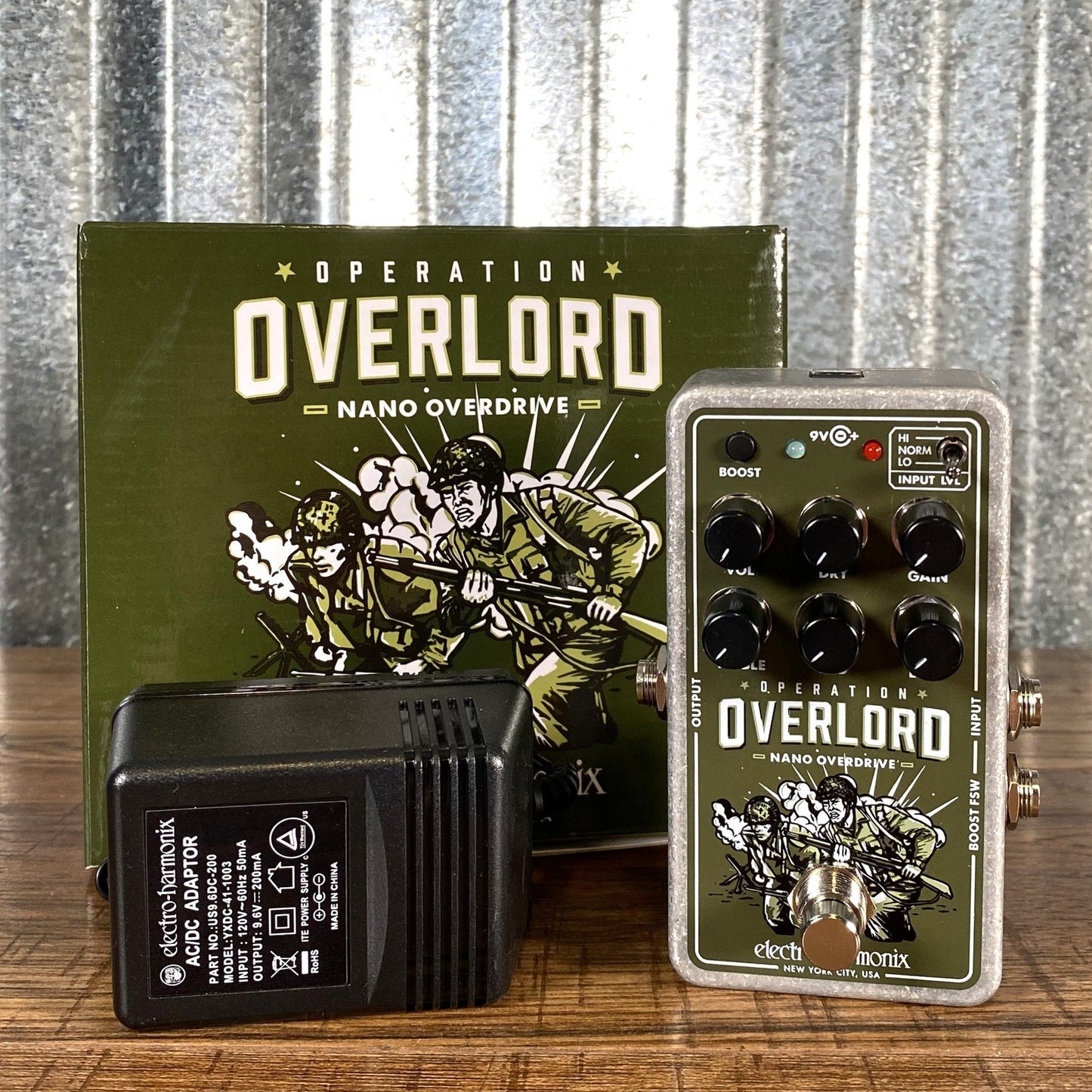 Electro-Harmonix EHX Nano Operation Overlord Overdrive Guitar Effect Pedal Demo
