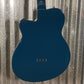Reverend Dub King 4 String Semi Hollow Bass High Tide Blue #70811