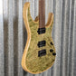 ST Guitars Metal Rooted Spalted Green Bolt On Hard Tail Guitar #60001 Used
