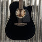 Takemine GD30CE Acoustic Electric Guitar Black #6481 Used