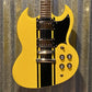 Westcreek Guitars Racer SG Offset Style Bumble-B Yellow #0036 Used