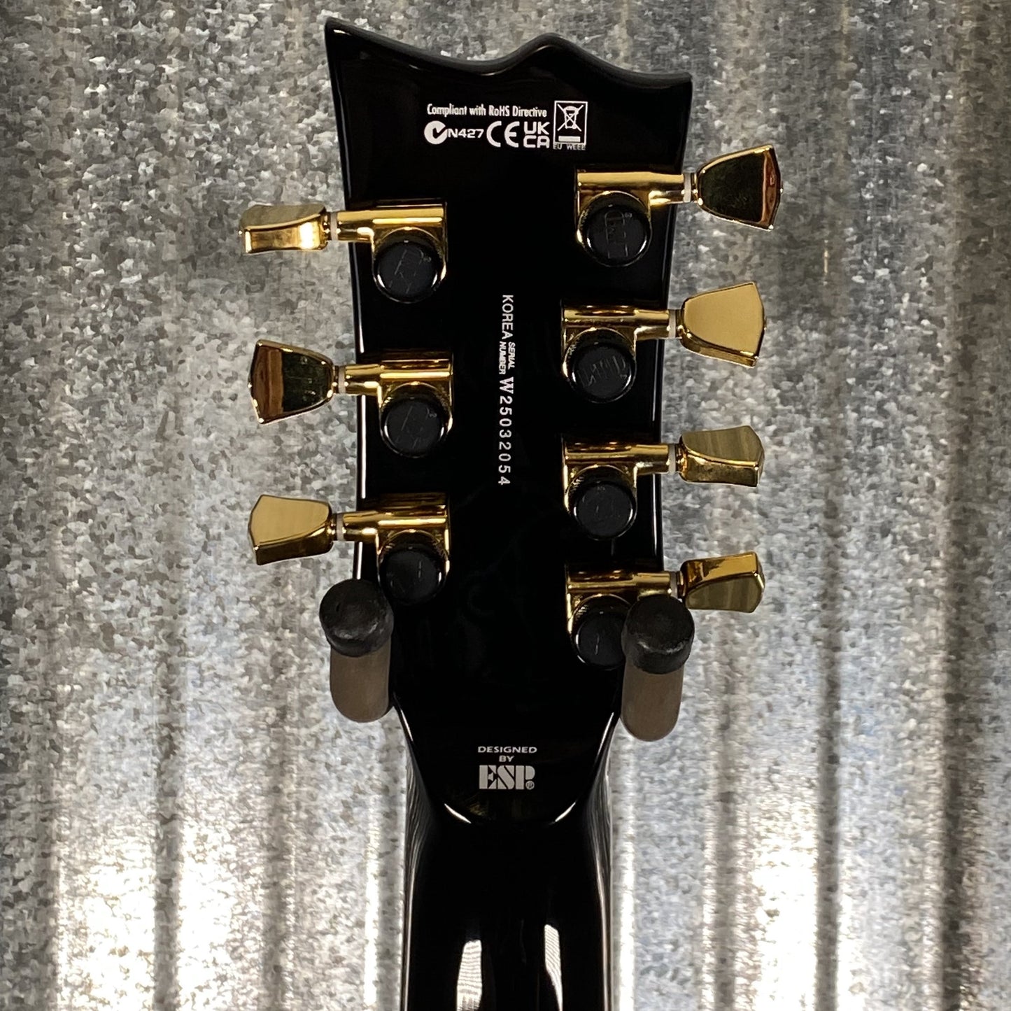 ESP LTD EC-1007B Evertune Baritone 7 String Black Guitar EC1007BETBLK #2054 Used
