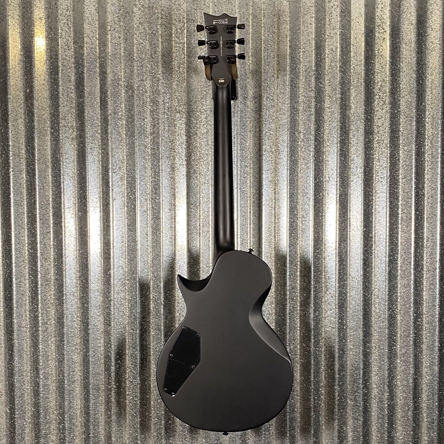 ESP LTD EC Black Metal Eclipse Seymour Duncan Black Satin Guitar & Case #0418 Used