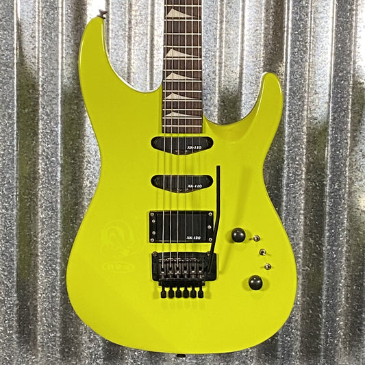 Applause GTX-23 Superstrat Neon Yellow Guitar 1980's Korea #9982 Used