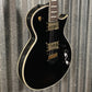 ESP LTD EC-1000T CMT Evertune Black Guitar EC1000TCTMETBLK #2223 Used