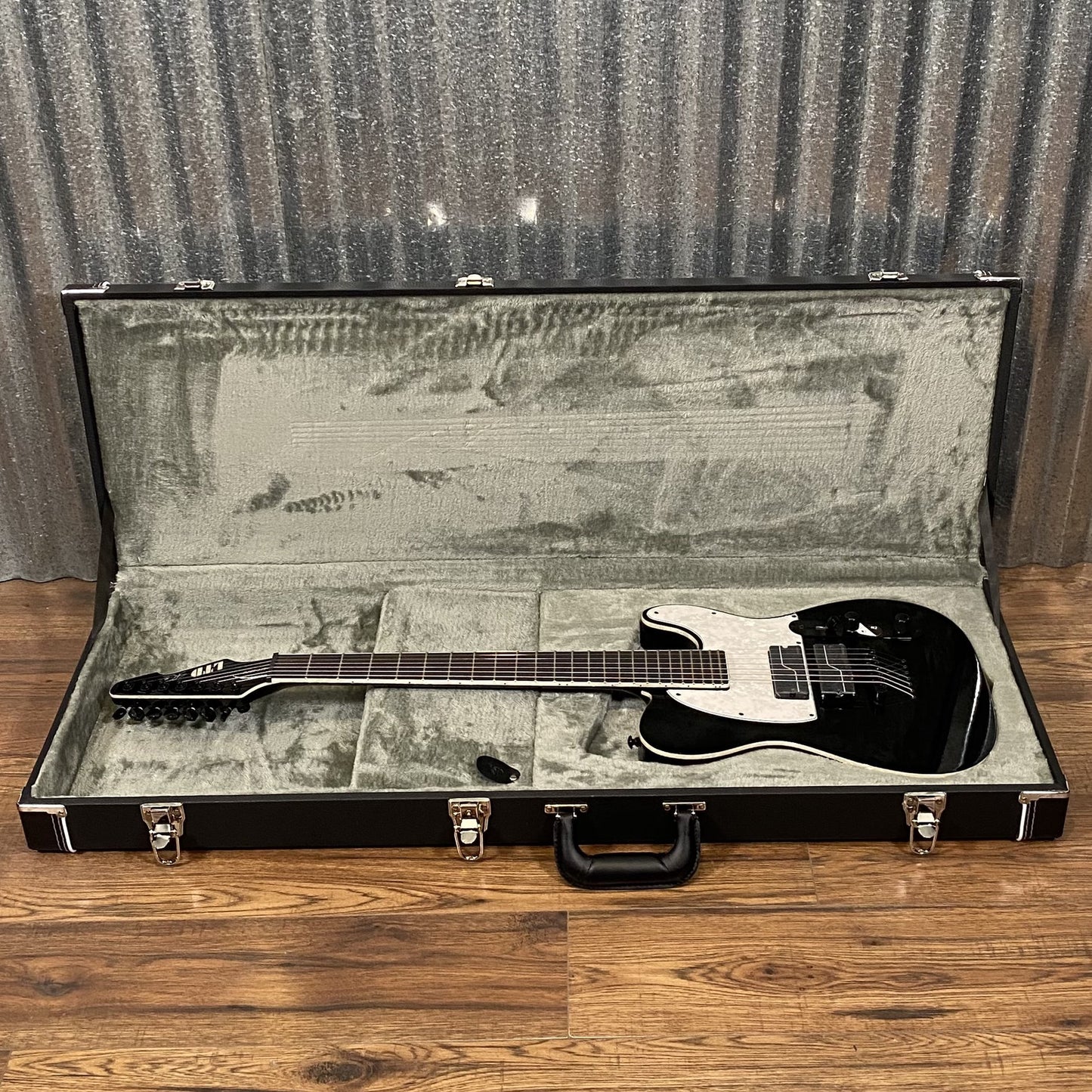 ESP LTD SCT-607B Stephen Carpenter 7 String Black Guitar & Case #2314 Used